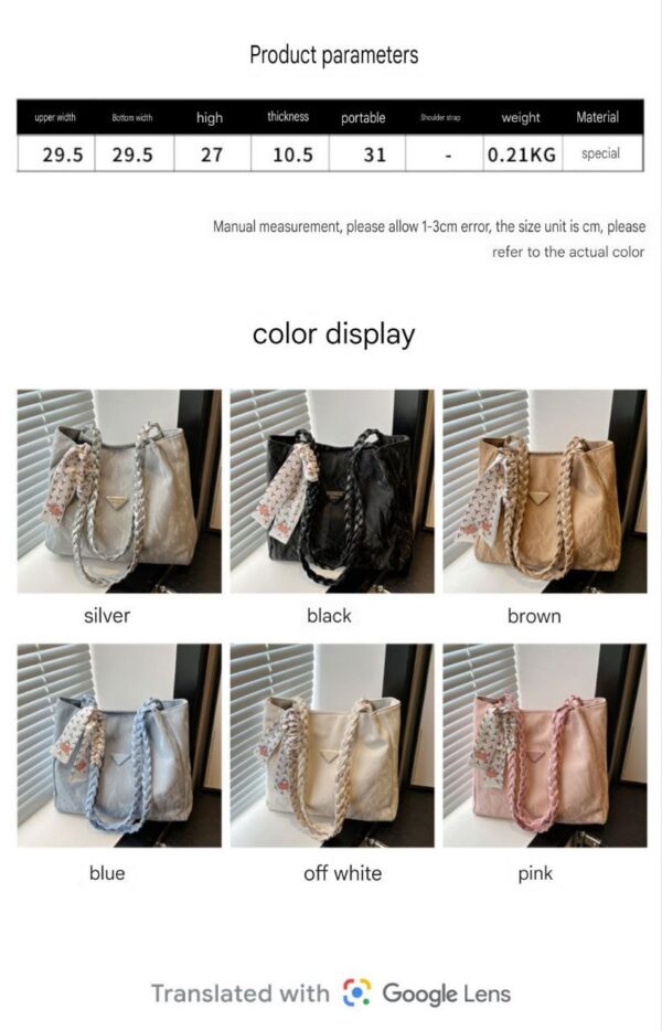 New Fashion Women's Tote Bags Banderole Sell Well Handbag Women High-Quality Women's Bags Wholesale Ladies's Shoulder Bags - Image 3