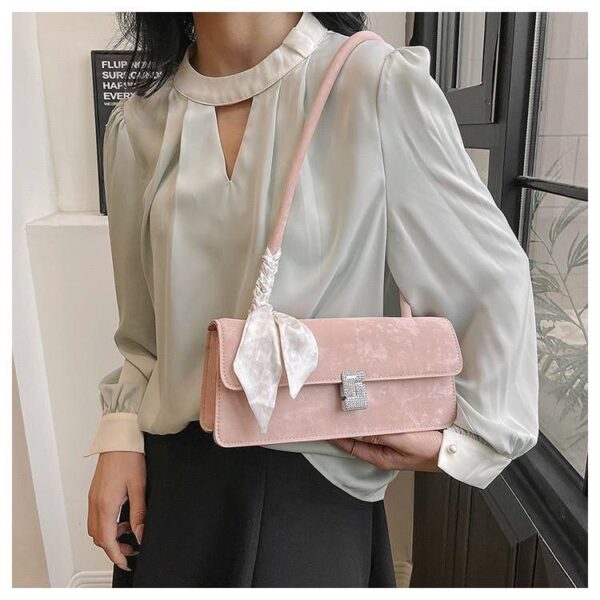 Latest Trend Hot Selling Pu Large Capacity Ladies Handbag For Daily Used Personalized Stylish Casual Women's Shoulder Bag