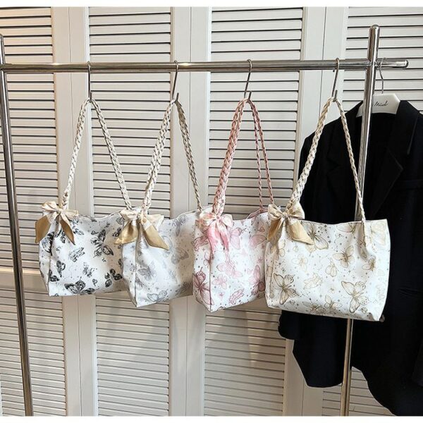 Butterfly women's bag 2024 new fashion super hot shoulder bag large capacity Tote bag